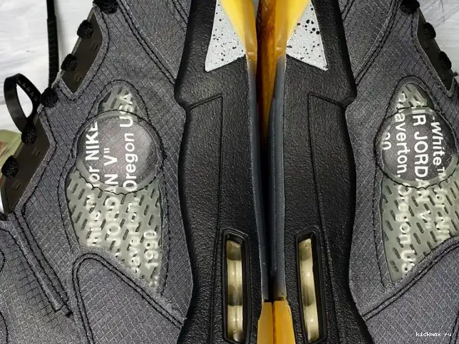 Rep MAX Air Jordan 5 Black CT8480-001 Off-White x 0619